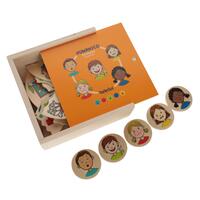 Didaktická hra a puzzle 2v1 Humanico Emócie od Beleduc