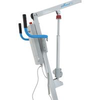 Elektrický zdvihák - BEZ ZÁVESNÉHO VAKU, MIERNE ZNEČISTENÉ KOLIESKA, ŠKRABANCE NA KONŠTRUKCII