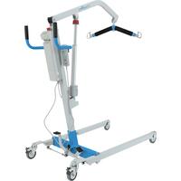 Elektrický zdvihák - BEZ ZÁVESNÉHO VAKU, MIERNE ZNEČISTENÉ KOLIESKA, ŠKRABANCE NA KONŠTRUKCII