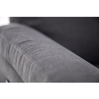 Relaxačné polohovacie kreslo COMFORT - antracitová látka - BEZ PÔVODNÉHO OBALU