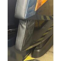 Masážne elektrické kreslo LUX 4D MASSAGER, modrozlaté - MIERNE ŠKRABANCE, VÝSTAVNÝ KUS