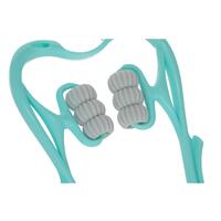 Masážna pomôcka na krčnú chrbticu so 6 valčekmi