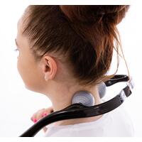 Masážna pomôcka na krk a krčnú chrbticu s 2 hlavicami