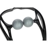 Masážna pomôcka na krk a krčnú chrbticu s 2 hlavicami