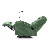 Štýlové relaxačné polohovacie kreslo TRENDY - zelené - POŠKODENÝ PÔVODNÝ OBAL