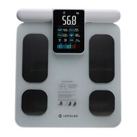 Profesionálna SMART váha s funkciou analýzy tela a LED displejom na rukoväti + mobilná aplikácia a Bluetooth