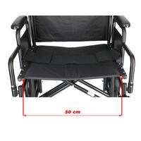 Invalidný vozík na prevoz UNIZDRAV, 50 cm