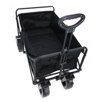 Skladací prepravný vozík s nosnosťou 90kg, čierny