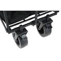Skladací prepravný vozík s nosnosťou 90kg, čierny