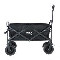 Skladací prepravný vozík s nosnosťou 90kg, čierny