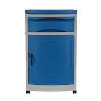 Nočný stolík MEDIK plast, modrý