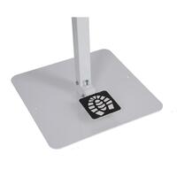 Stojan biely na dezinfekciu rúk, bez dezinfekcie, 110 cm