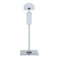 Stojan biely na dezinfekciu rúk, bez dezinfekcie, 110 cm