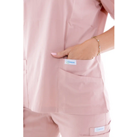 Dámska zdravotnícka blúzka Unidress Comfort, púdrová