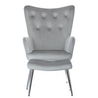 Relaxačné kreslo s podnožkou Silver Luxury