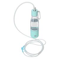 Fľaša na výrobu vodíkovej vody, tyrkysová