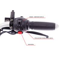 Elektrický CHOPPER UNIZDRAV trojkolesový – výkonný 2000 W motor - MIERNE ŠKRABANCE A NAJAZDENÝCH 90 KM