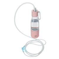 Fľaša na výrobu vodíkovej vody, ružová