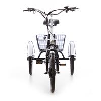 Trojkolesový elektrický bicykel Tornádo ZTECH, biely