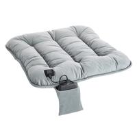 Prenosný vyhrievací vankúš na sedenie, sivý