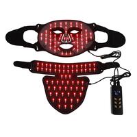 LED maska so svetelnou terapiou a NIR svetlom na tvár a krk UNIZDRAV