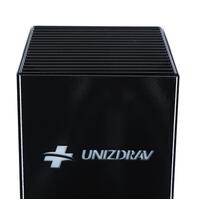 Germicídny žiarič UNIZDRAV uzavretý mobilný – čierne vyhotovenie - MIERNE ODRETÁ HRANA NA ŽIARIČI