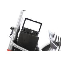 Trojkolesový elektrický bicykel Tornádo ZTECH, strieborný