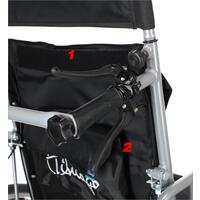 Polohovateľný invalidný vozík