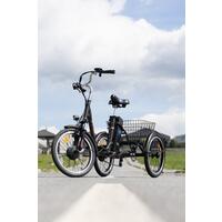 Trojkolesový elektrický bicykel Tornádo ZTECH, čierny