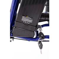 Trojkolesový elektrický bicykel Tornádo ZTECH, modrý