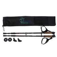 Trekingové palice, čierne