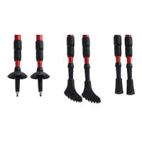 Trekingové palice, červené