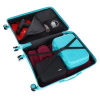 Cestovný kufor, tyrkysový