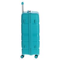 Cestovný kufor, tyrkysový