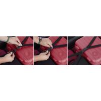 Cestovný kufor, bordový