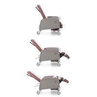 Seniorské kreslo, tehlovohnedé