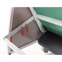 Seniorské kreslo, zelené