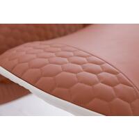 Elektrické masážne kreslo Zafír Relax, tehlové