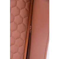 Elektrické masážne kreslo Zafír Relax, tehlové