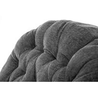 Štýlové relaxačné polohovacie kreslo TRENDY, antracitové