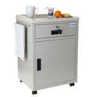 Nočný stolík MEDIK kov - PRIEHLBINA NA ROHU STOLÍKA