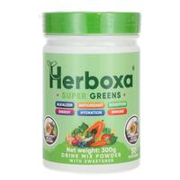 Herboxa SUPER GREENS Marakuja & mojito, 300 g