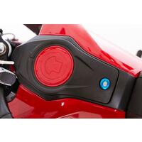 Elektrická motorka e-Flex, červená - PRASKLINA NA PLASTE V PREDNEJ ČASTI