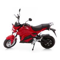 Elektrická motorka e-Flex, červená - PRASKLINA NA PLASTE V PREDNEJ ČASTI