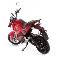 Elektrická motorka e-Flex, červená - PRASKLINA NA PLASTE V PREDNEJ ČASTI