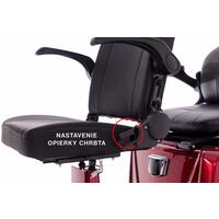 Elektrický dvojmiestny skúter CHAMPION DUO pre seniorov a imobilných – výkonný 1000 W motor - MIERNE ŠKRABANCE NA ZADNOM NÁRAZNÍKU