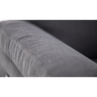 Relaxačné polohovacie kreslo COMFORT Ušiak s funkciou masáže a výhrevu, antracitová látka