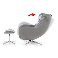 Elektrické masážne kreslo Zafír Relax, antracitové - MIERNE ŠKVRNY