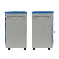 Nočný stolík MEDIK plast, modrý - MIERNE ŠKRABANCE