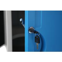 Nočný stolík MEDIK plast, modrý - ZNEČISTENÝ